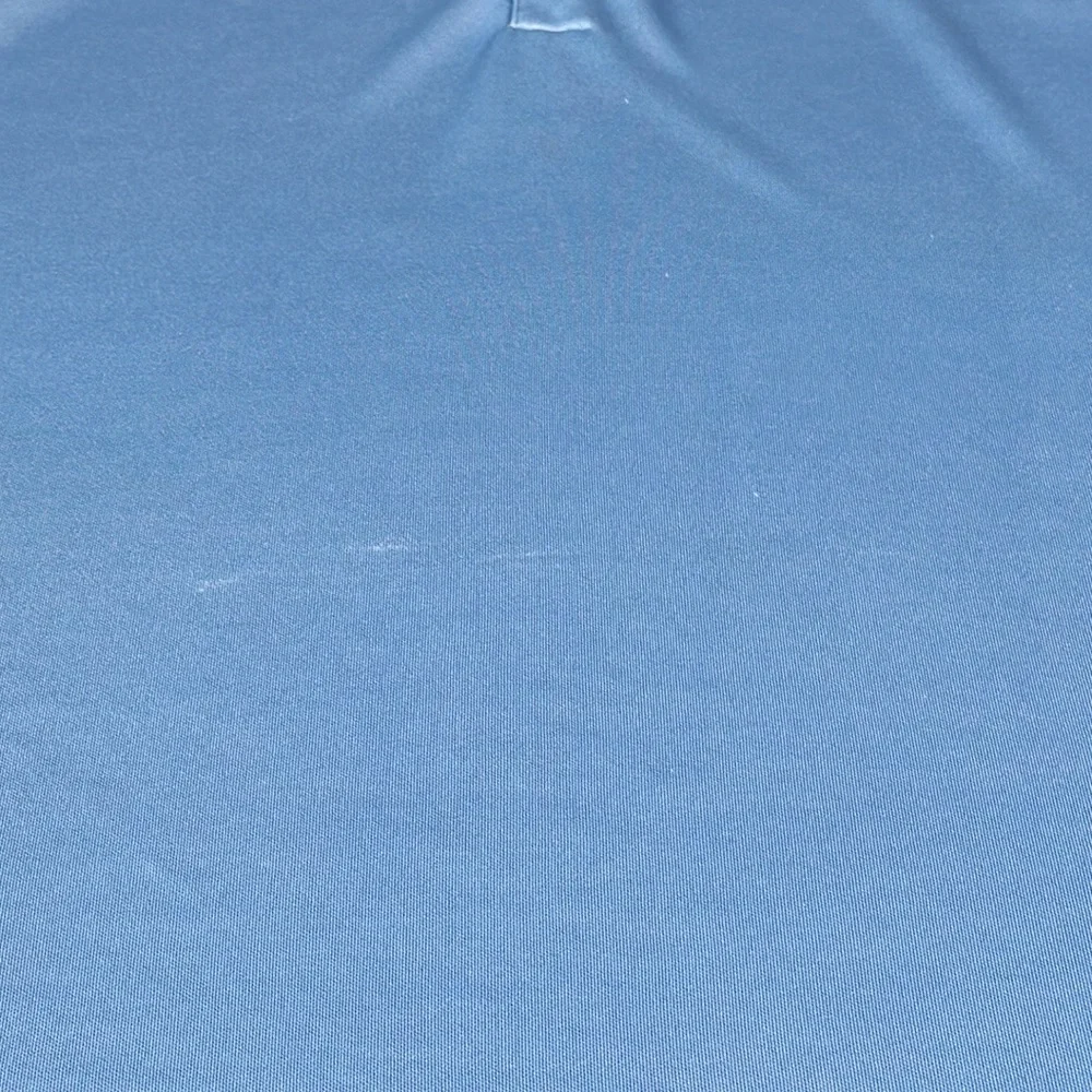 Nike Golf Dri Fit Performance Solid Carolina Blue White Men's Polo Shirt Size XL